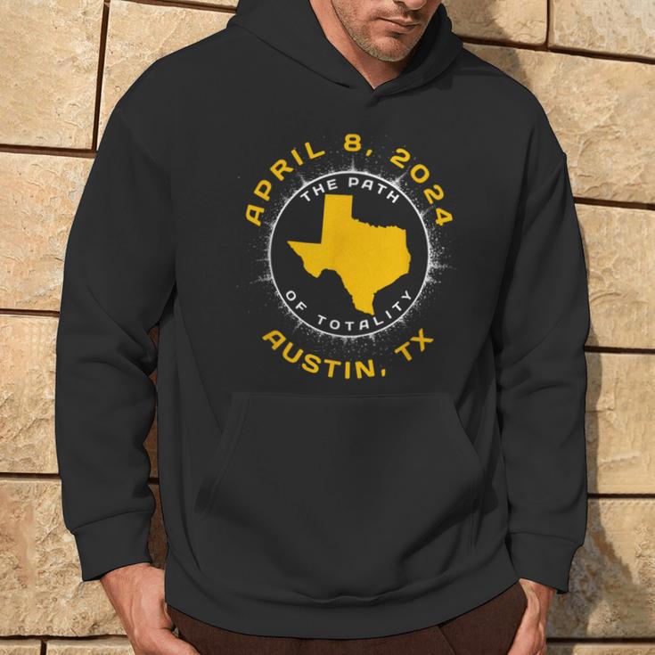 Austin Texas Solar Eclipse April 8 2024 Totality Hoodie Lifestyle