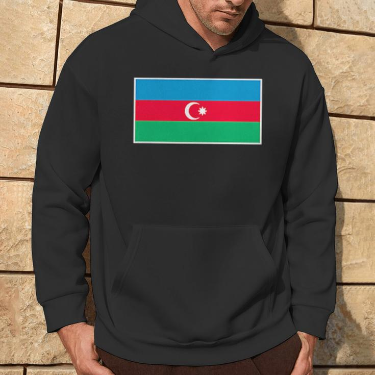 Azerbaijan Flag Vintage Azerbaijani Colors Hoodie Lebensstil