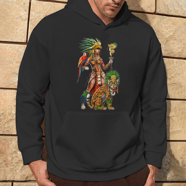 Aztec Jaguar Warrior Ancient Mayan Goddess Hoodie Lifestyle