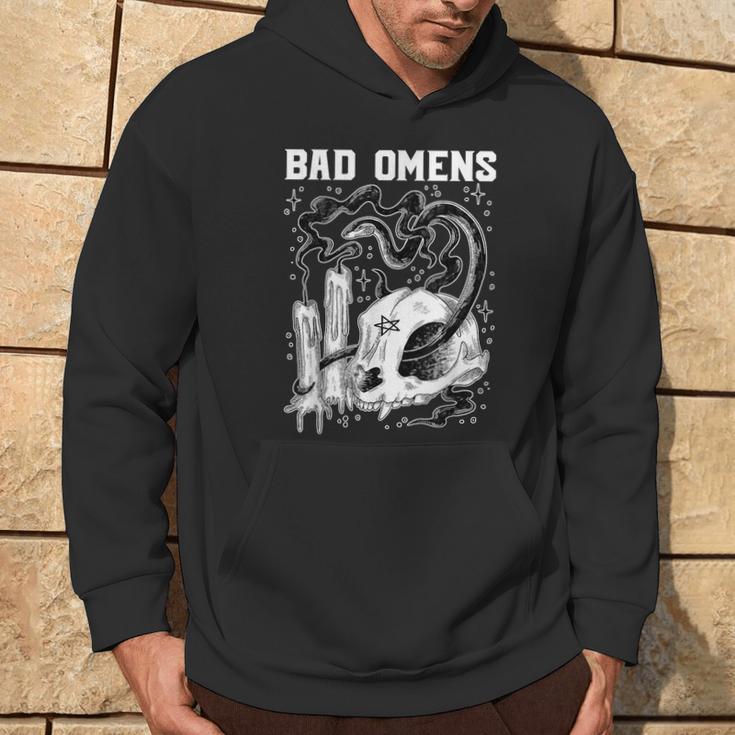 Bad Omen Snake And Skull Bad Omen Hoodie Lebensstil