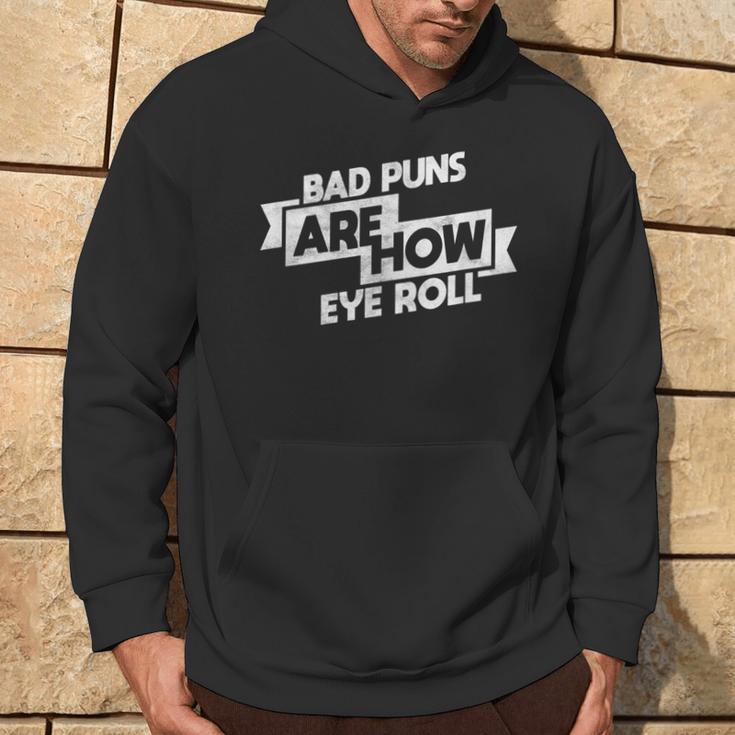 Bad Puns Nerdy Bookish Writer Reading Book Hoodie Lifestyle