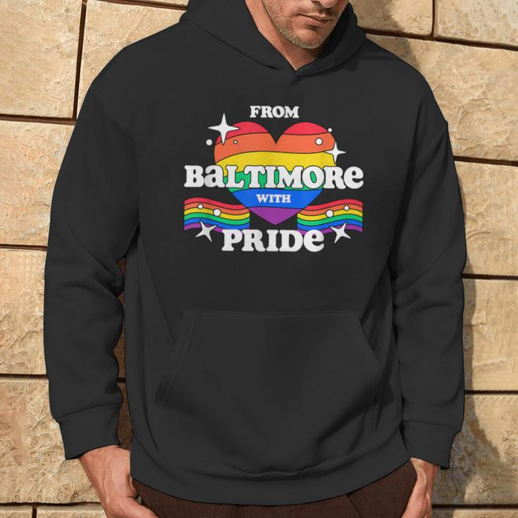 From Baltimore With Pride Lgbtq Gay Lgbt Homosexual Hoodie Lifestyle