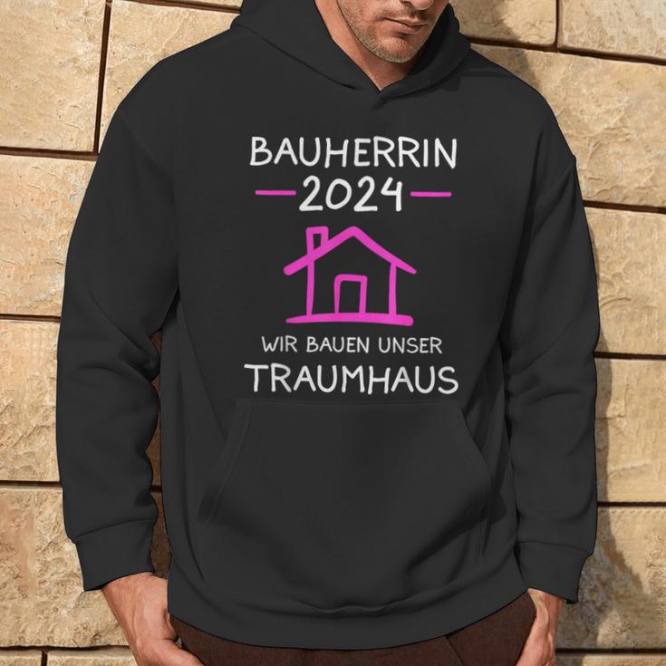 Bauherrin 2024 Wir Bauen Unser Traumhaus Bauherrinnen Hoodie Lebensstil