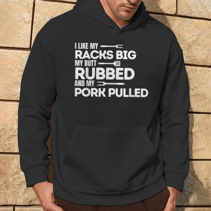 Bbq Barbecue Grilling Butt Rubbed Pork Pulled Pitmaster Dad Hoodie Lifestyle