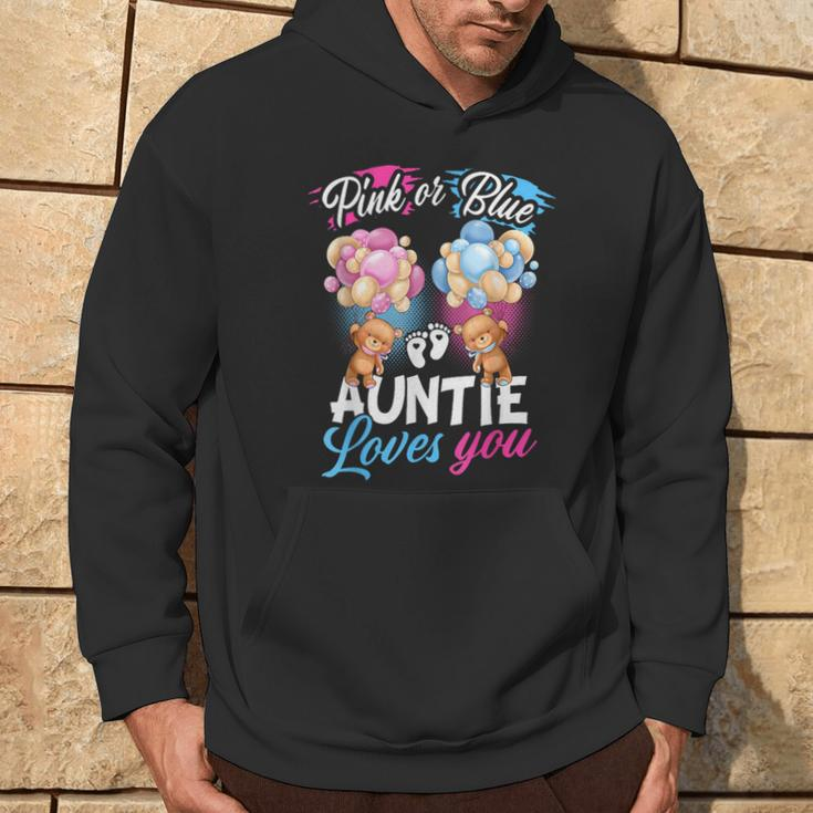 Bears Pink Or Blue Auntie Loves You Gender Reveal Hoodie Lifestyle