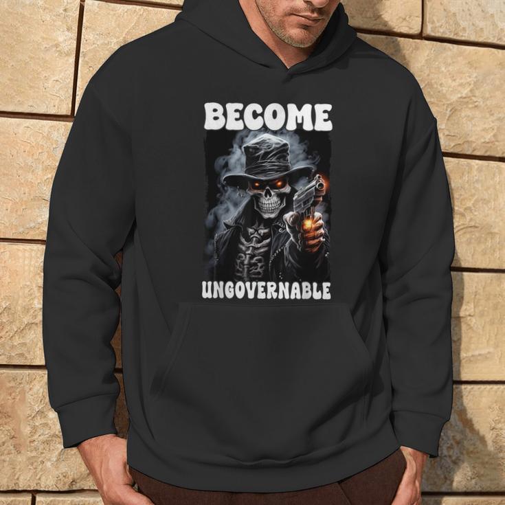 Become Ungovernable Cringe Skeleton Hoodie Lifestyle