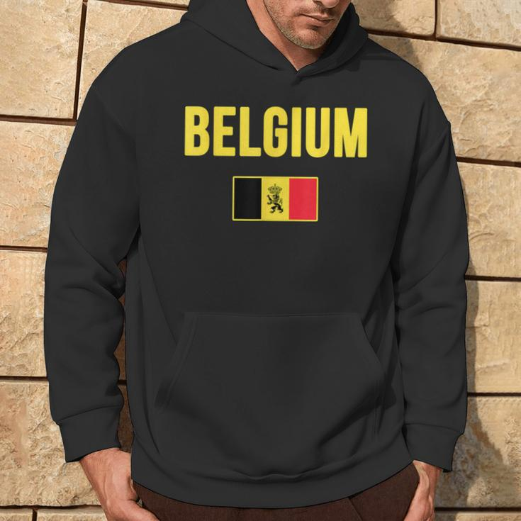 Belgium Belgian Flag Souvenir Belgie Hoodie Lifestyle