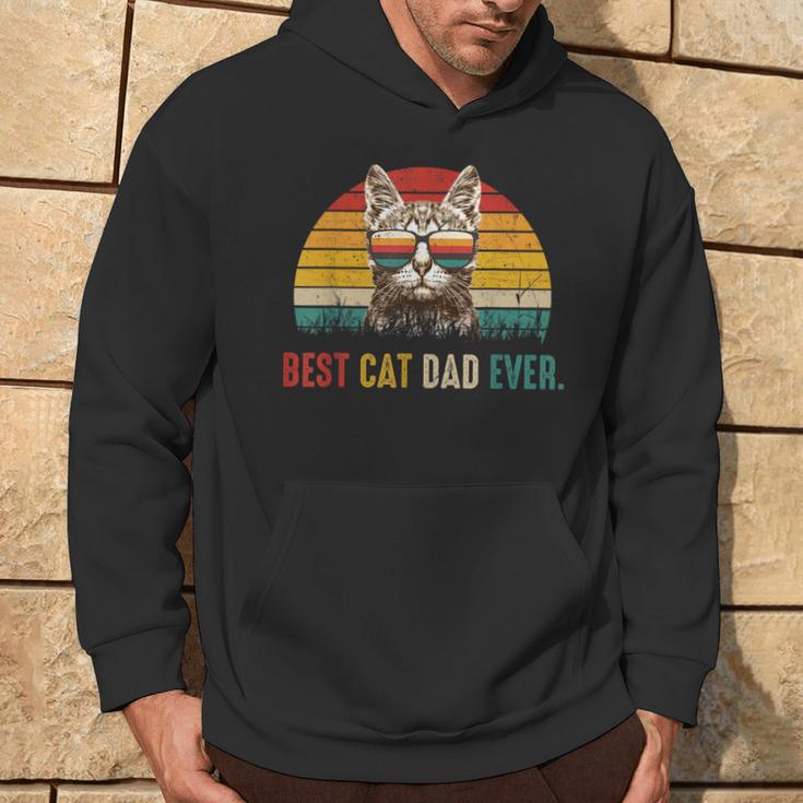 Best Cat Dad Everintage Cat Daddy Fun Cat Dad Kapuzenpullover Lebensstil