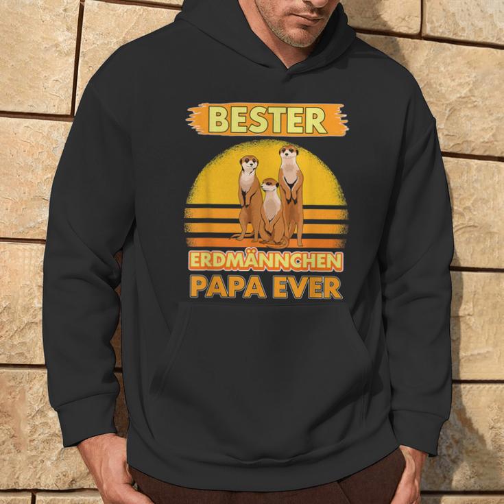 Bester Erdmännchen Papa Everatertag Erdmännchen Kapuzenpullover Lebensstil