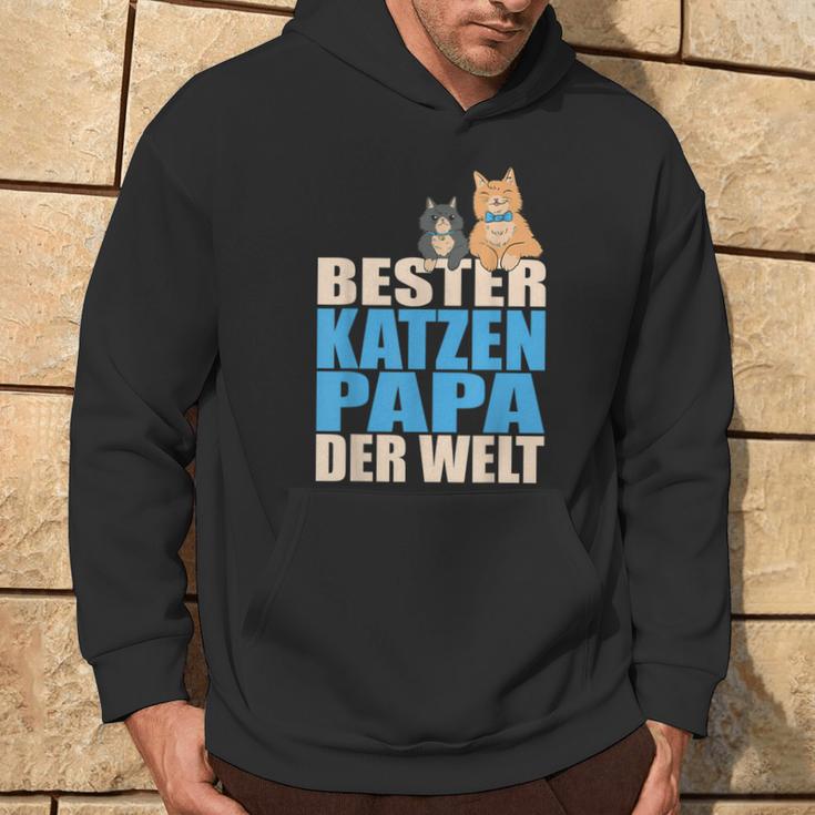 With Bester Katzenpapa Der Welt Kapuzenpullover Lebensstil