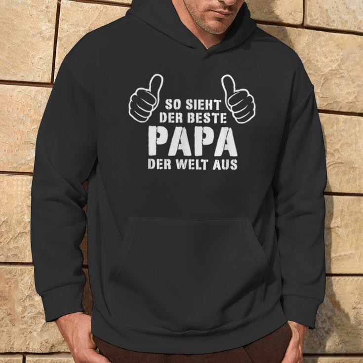 Bester Papa Der Welt German Language Hoodie Lebensstil