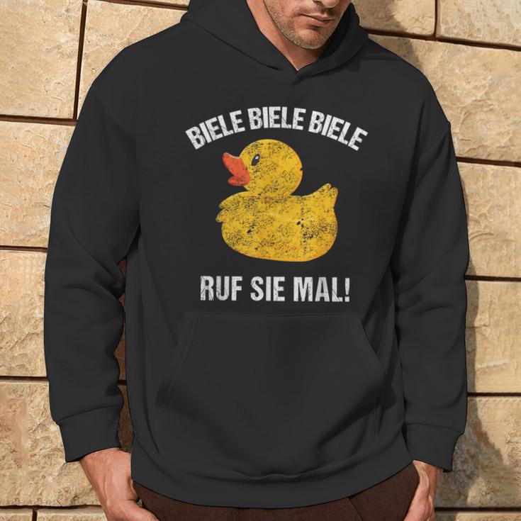 Biele Biele Biele Ruf Sie Mal Lüstige Ente Black Hoodie Lebensstil