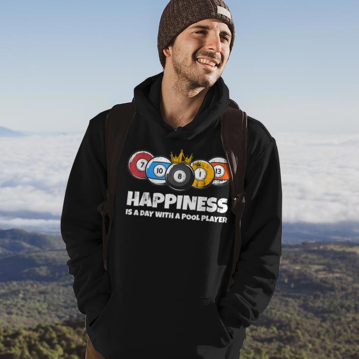 Billiards Or Billard Pool Player Happiness Billiard Hoodie Lifestyle