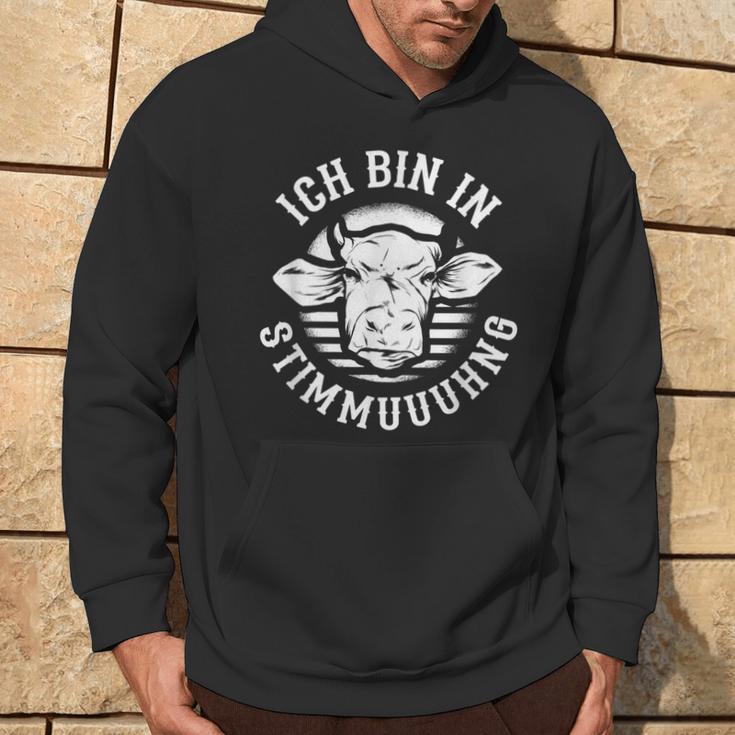 'Bin In Stimmuuhng' Cows Cattle Farmer Milk Farm Farmer' Hoodie Lebensstil