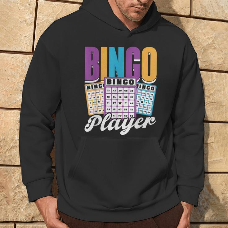Bingo Spieler Humor Liebhaber Spiel Bingo Hoodie Lebensstil