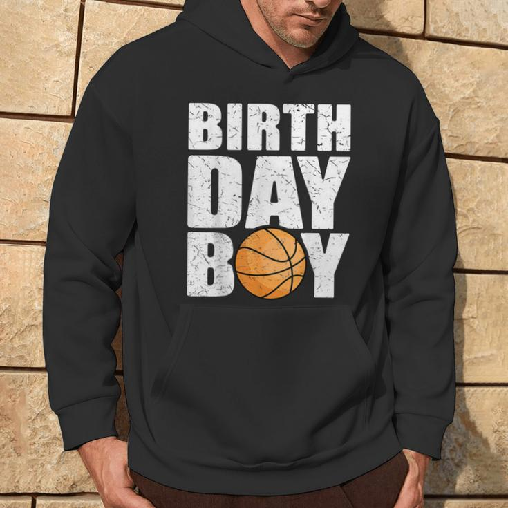 Birthday Boy Basketball Theme Party Future Basketball Player Hoodie Lifestyle