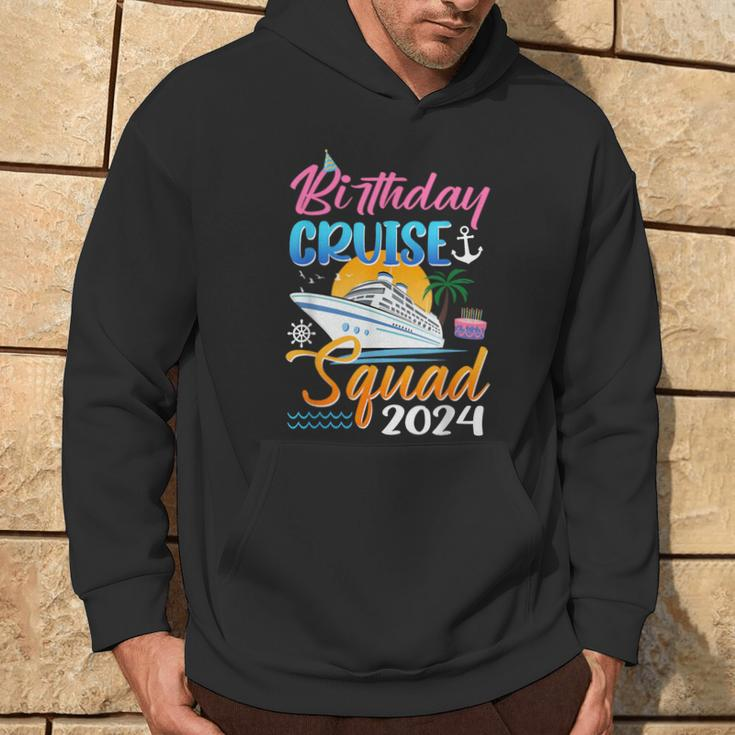 Birthday Cruise Squad 2024 Birthday Trip Party Vacation Hoodie Lifestyle