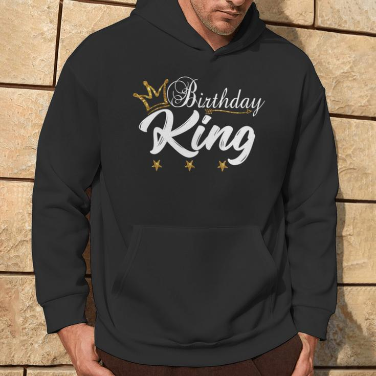 Birthday King Gold Crown For Boys And Men Hoodie Lifestyle