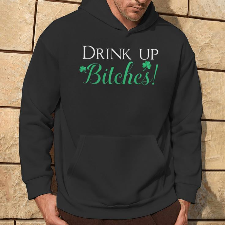 Bitches Drink Up St Patrick's Day Cute Hoodie Lifestyle