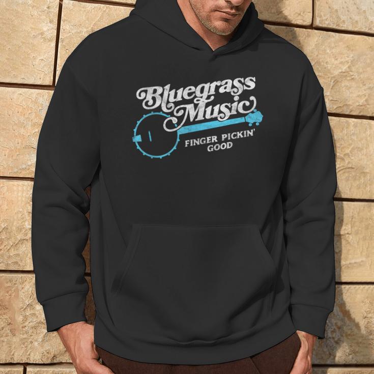 Bluegrass Music Finger Pickin' Good Banjo Graphic Hoodie Lifestyle