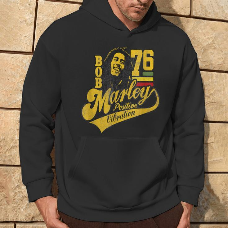 Bob Marley Positive Vibrations Soccer Hoodie Lifestyle