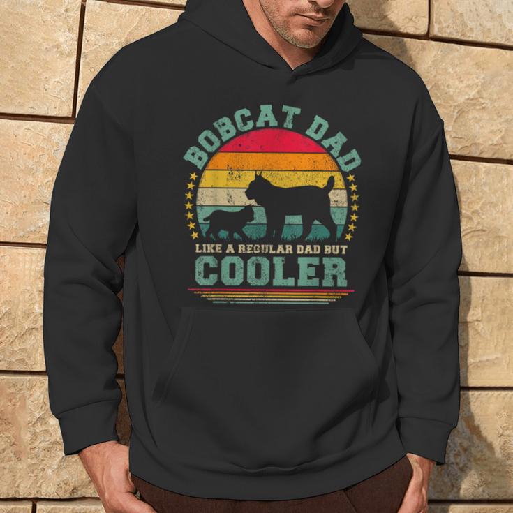 Bobcat Dad Like A Regular Dad But Cooler Father's Day Hoodie Lifestyle