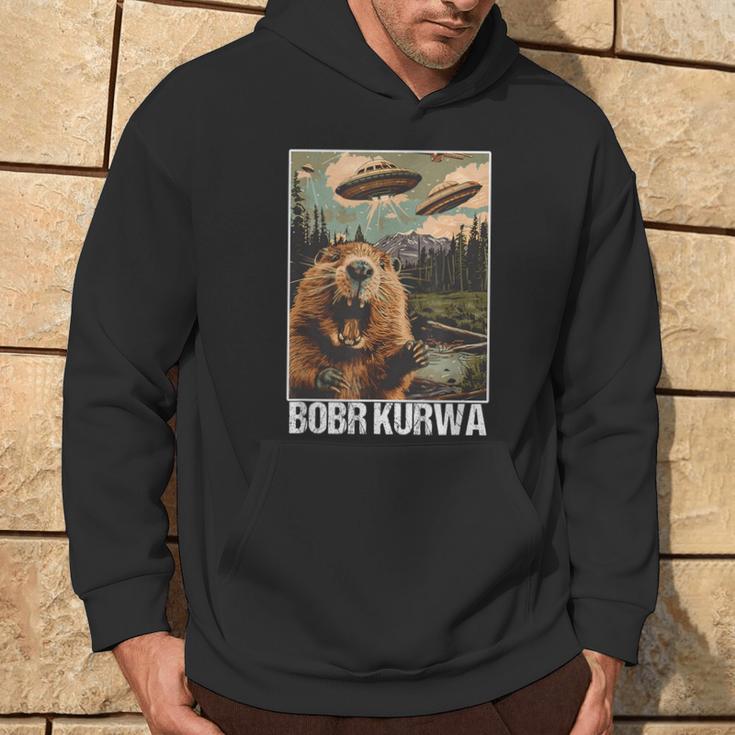 Bober Bóbr Kurwa Polen Meme Selfie Ufo Kapuzenpullover Lebensstil