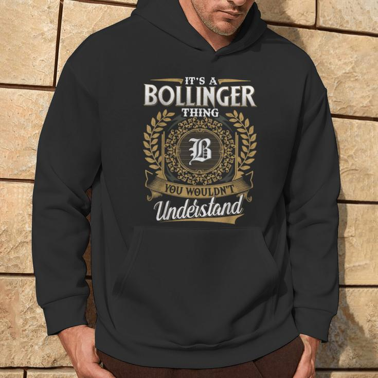 Bollinger Family Last Name Bollinger Surname Personalized Hoodie Lifestyle