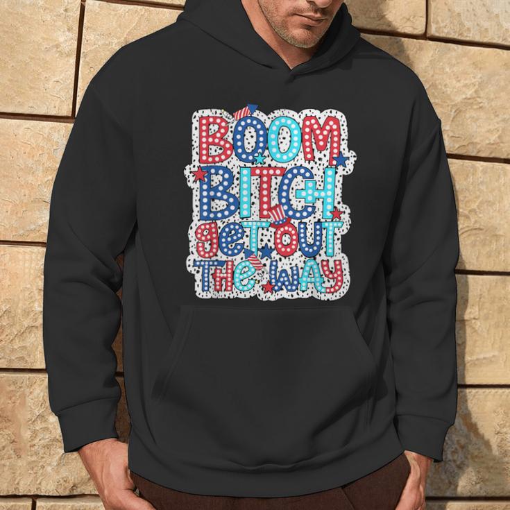 Boom Bitch Get Out The Way 4Th Of July Dalmatian Dots Hoodie Lifestyle