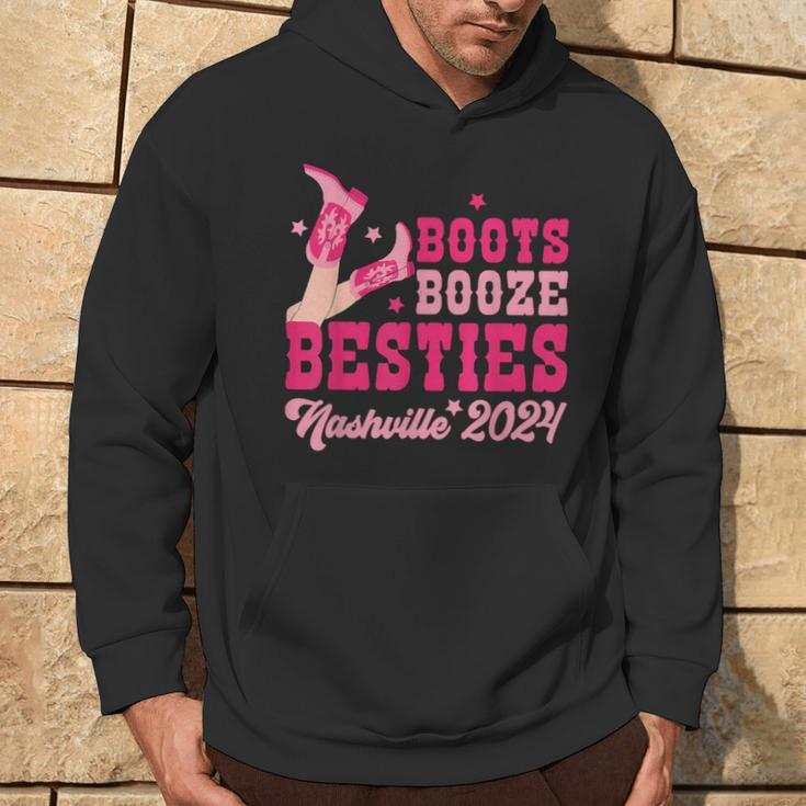 Boots Booze & Besties s Trip Nashville 2024 Hoodie Lifestyle