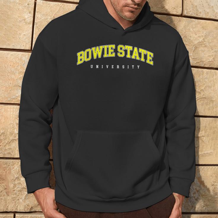 Bowie State University Retro Women Hoodie Lifestyle