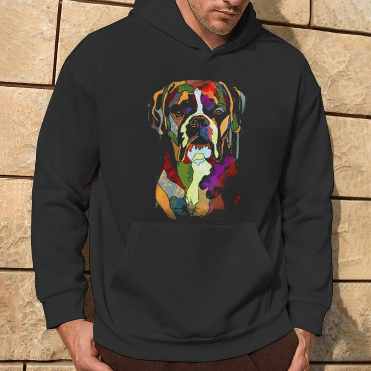 Boxer For A Boxer Mom Hoodie Lifestyle