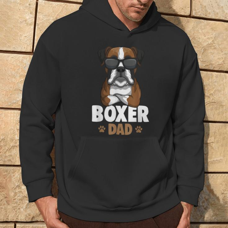Boxer Papa Dog Hoodie Lebensstil
