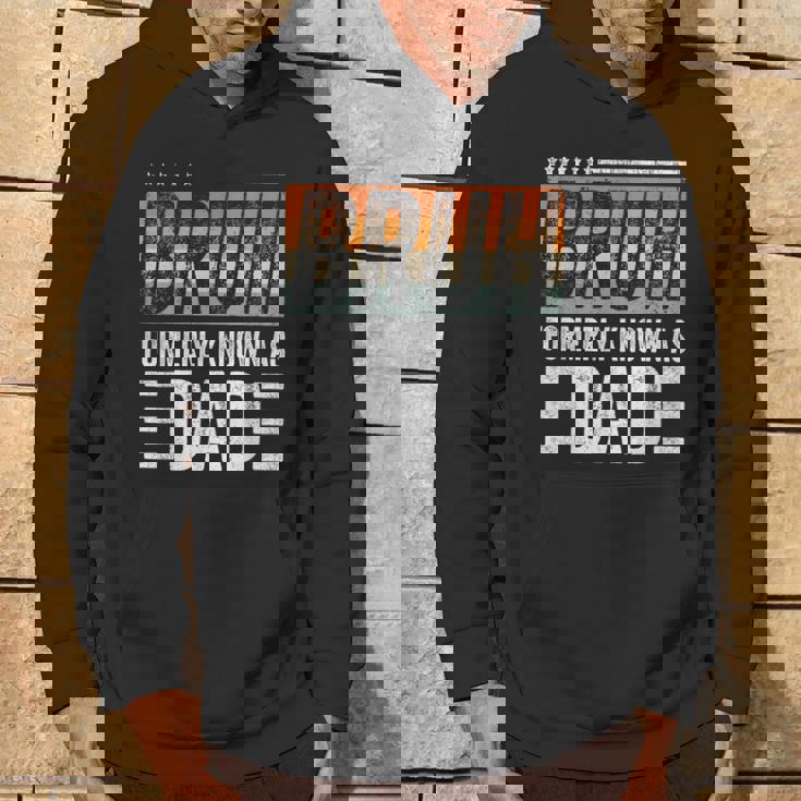 Bruh Formerly Known As Dad Fathers Day Dad Mens Hoodie Lifestyle