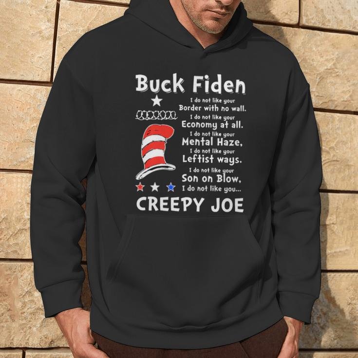 Buck Fiden I Do Not Like Your Border With No Wall Us Flag Hoodie Lifestyle