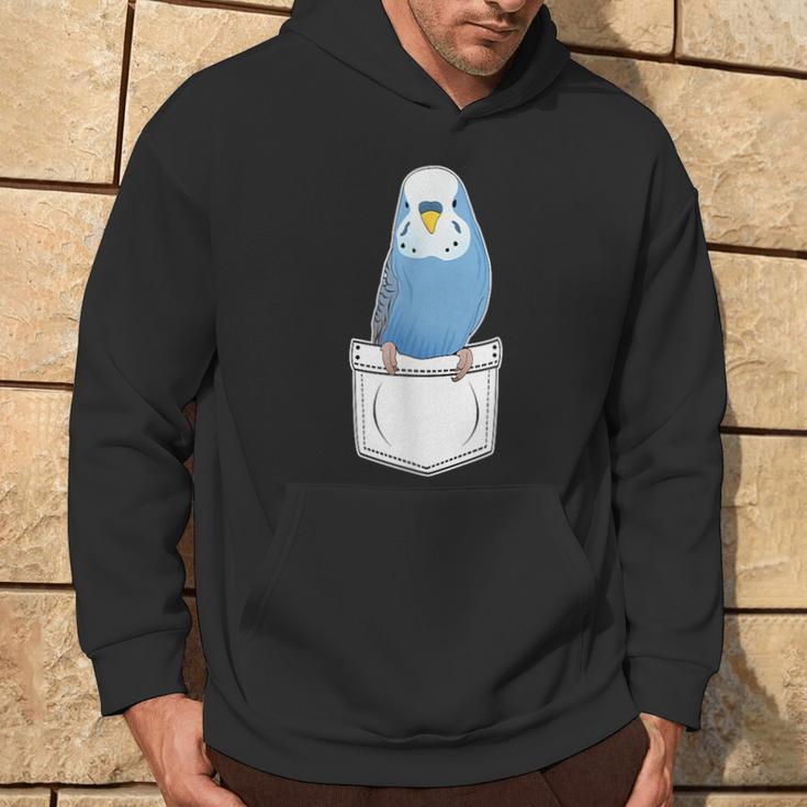 Budgie Chest Pocket Bird Pet Welli Hoodie Lebensstil