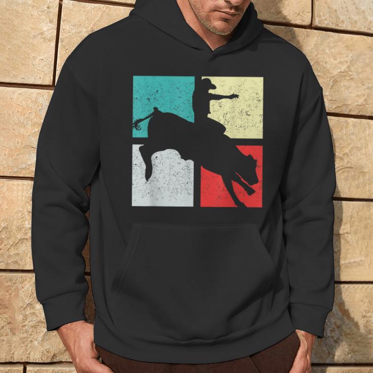 Bull Riding Rodeo Country Ranch Bull Rider Cowboy Hoodie Lifestyle