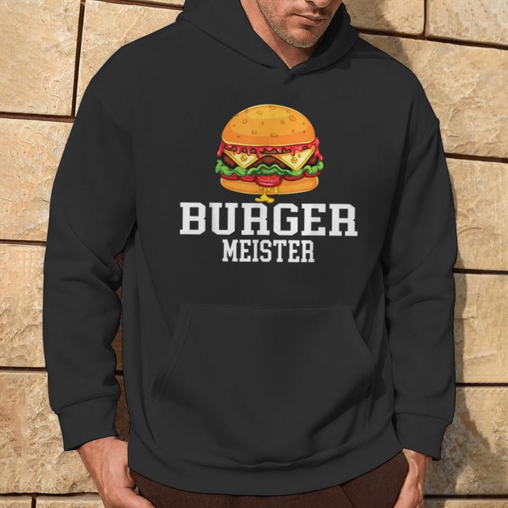 Burger Meister Bürgermeister Bbq Grill Chef Kapuzenpullover Lebensstil