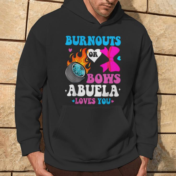 Burnouts Or Bows Abuela Loves You Gender Reveal Hoodie Lifestyle