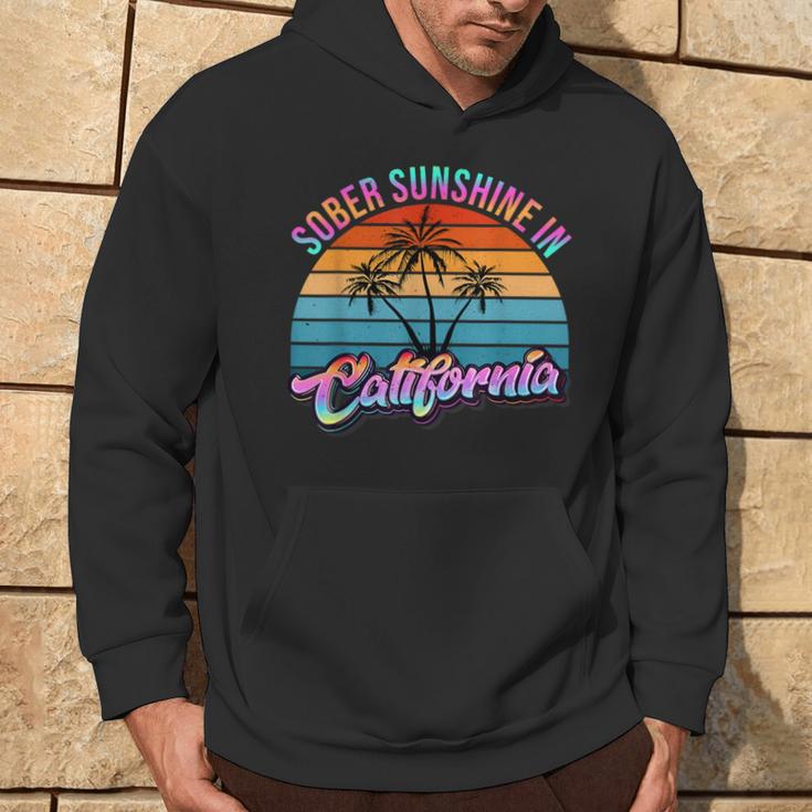 California Sober Sunshine Recovery Legal Implications Retro Hoodie Lifestyle