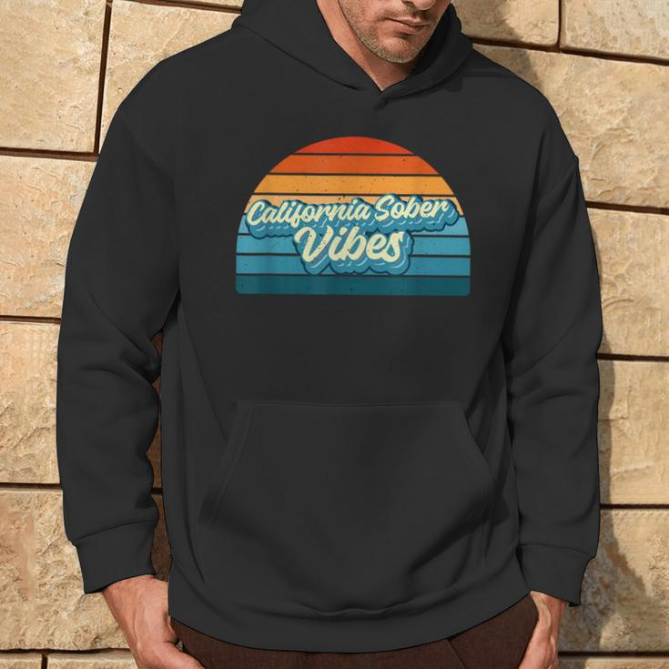 California Sober Vibes Recovery Legal Implications Retro Hoodie Lifestyle