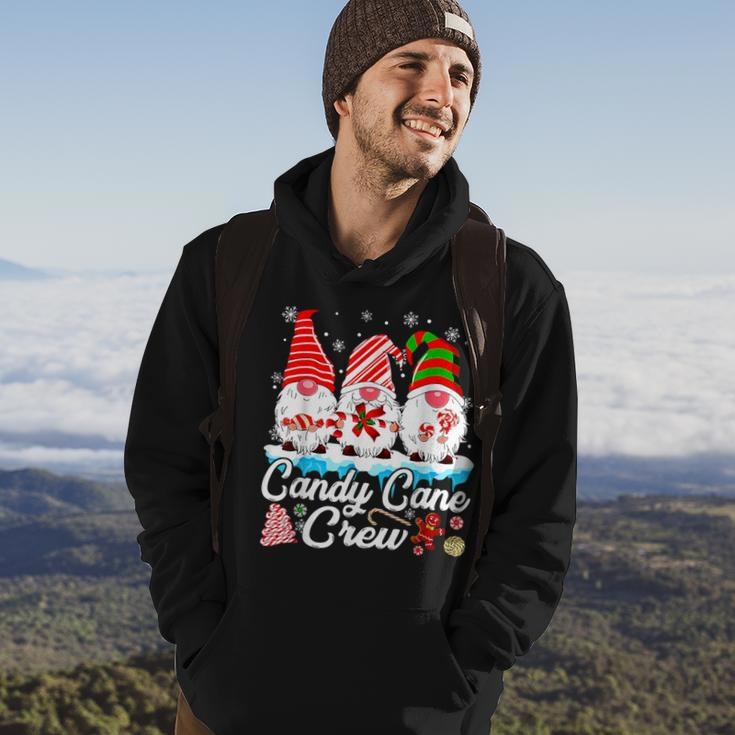 Candy Cane Crew Christmas Gnomes Family Matching Hoodie Lifestyle
