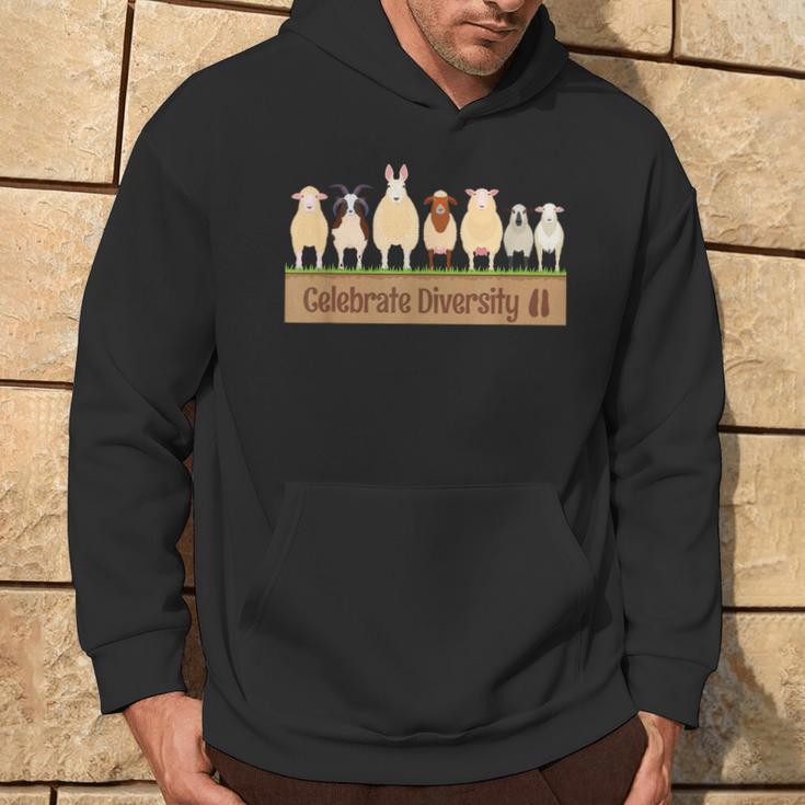 Celebrate Diversity Sheep Breed Types Of Sheep Hoodie Lifestyle