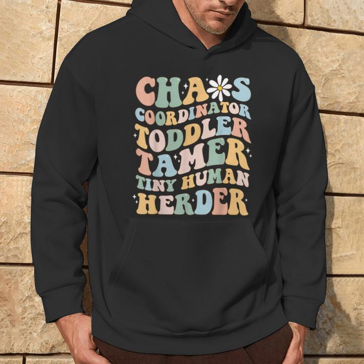 Chaos Coordinator Toddler Tamer Tiny Human Herder Daycare Hoodie Lifestyle
