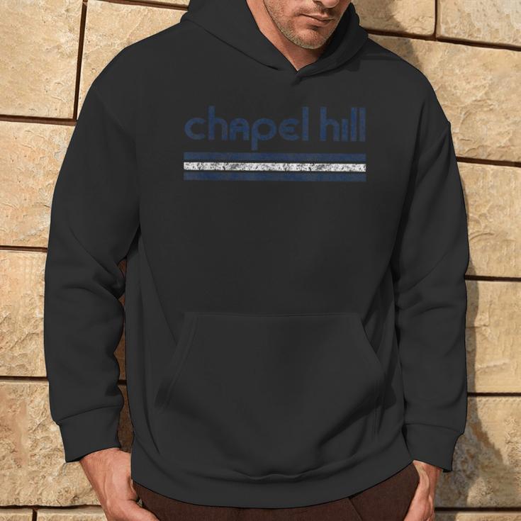 Chapel Hill North Carolina RetroVintage Throwback Hoodie Lifestyle