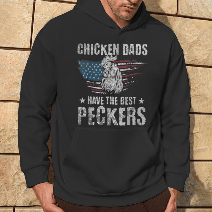 Chicken Dads Have The Best Peckers Ever Adult Humor Hoodie Lifestyle