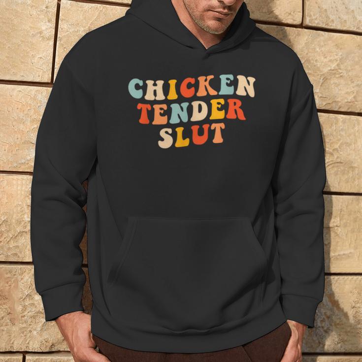 Chicken Tender Slut Retro Hoodie Lifestyle