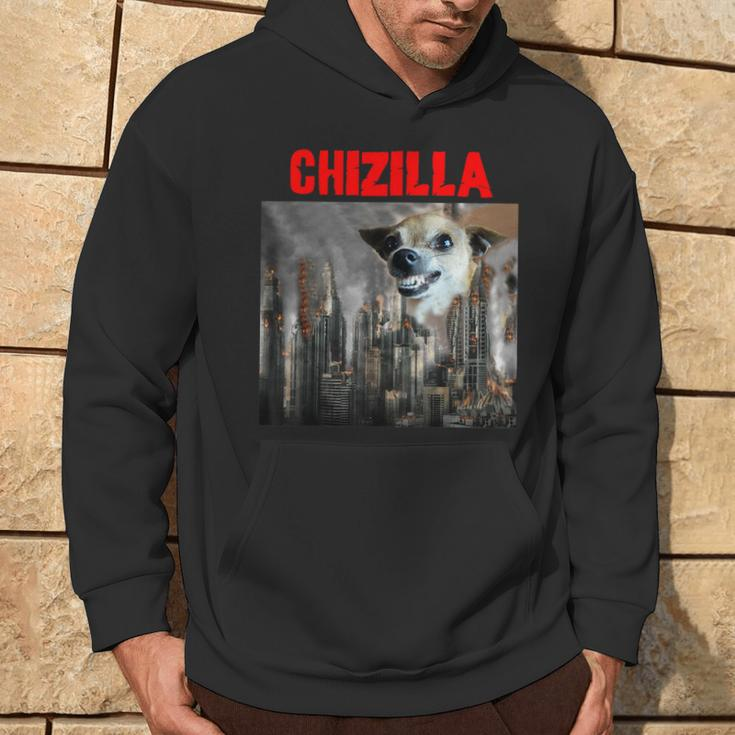 Chihuahua Dog Lovers Watch Out For The Monster Chizilla Hoodie Lifestyle