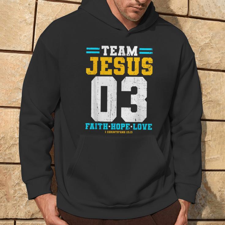 Christian Team Jesus 03 Faith Hope Love Hoodie Lifestyle