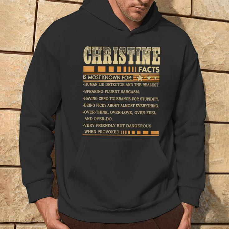 Christine Name Christine First Name Hoodie Lifestyle